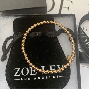 Zoe Lev - 4mmGold 14kt Beaded Bracelet - NWT!